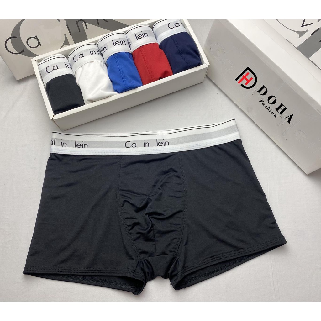 Quần lót nam thun lạnh cao cấp co giãn 4 chiều - Quần xì nam Boxer HOT 2021 (DUICK)