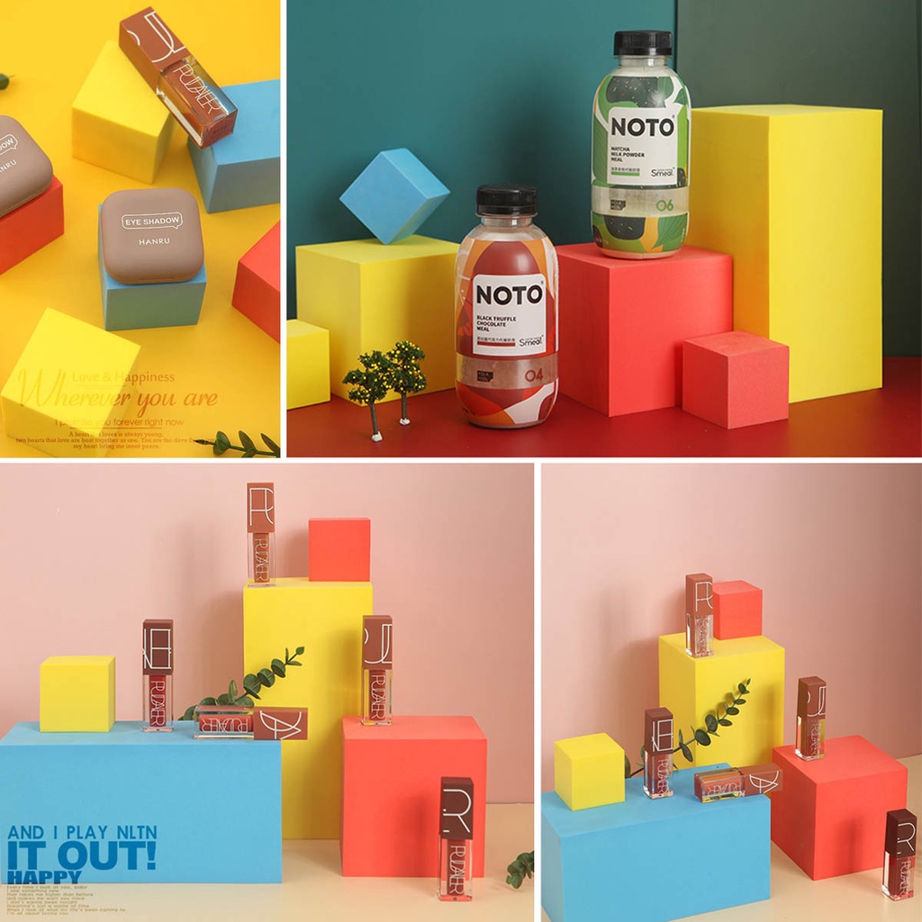 Khối hình học Nhiều Màu, nhiều kích thước dùng chụp ảnh sản phẩm P2