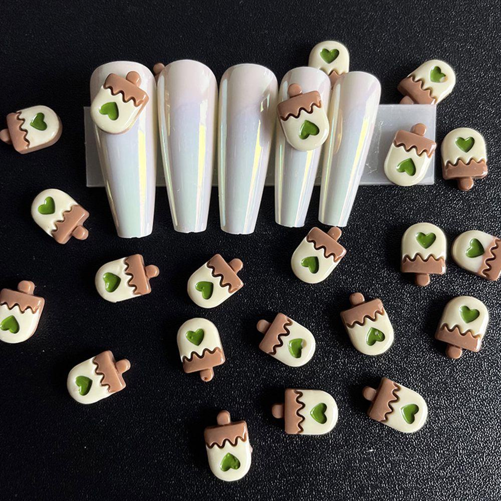 Phụ Kiện Trang Trí Móng Tay 3D DIY Hình Gấu Stella Lou Lena Belle Phong Cách Nhật Bản