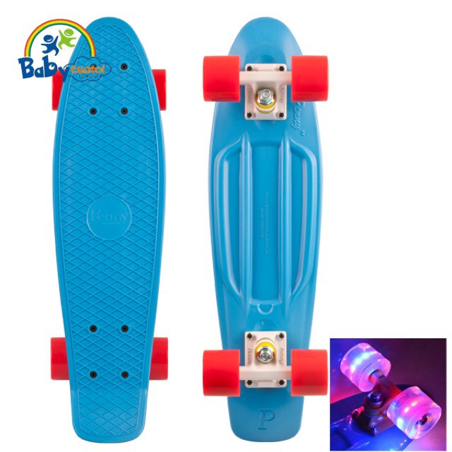 Ván trượt nhựa có đèn bánh xe