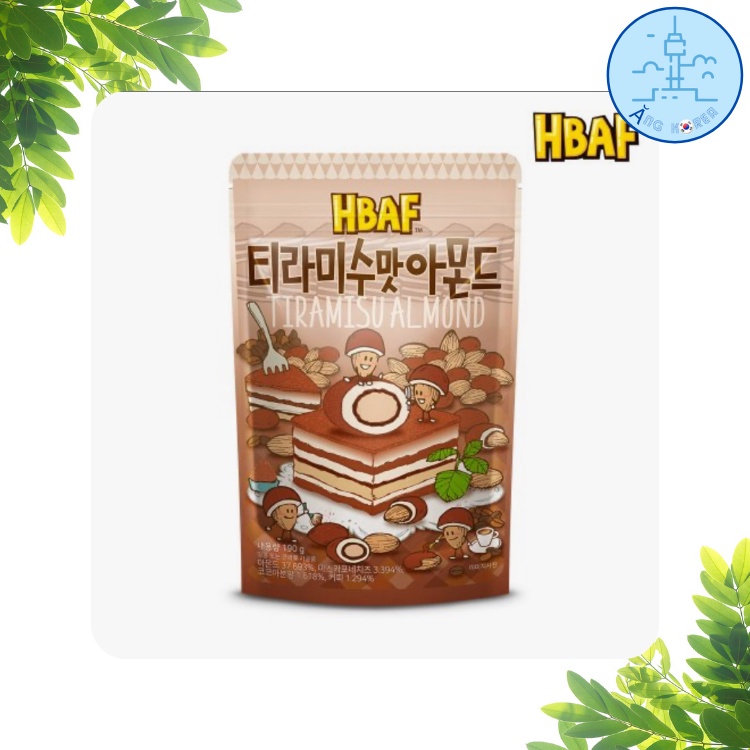 Hạnh Nhân Tẩm Vị Bọc Bánh Kem Cà Rốt Thơm Ngon Nổi Tiếng Hàn Quốc 120g/gói