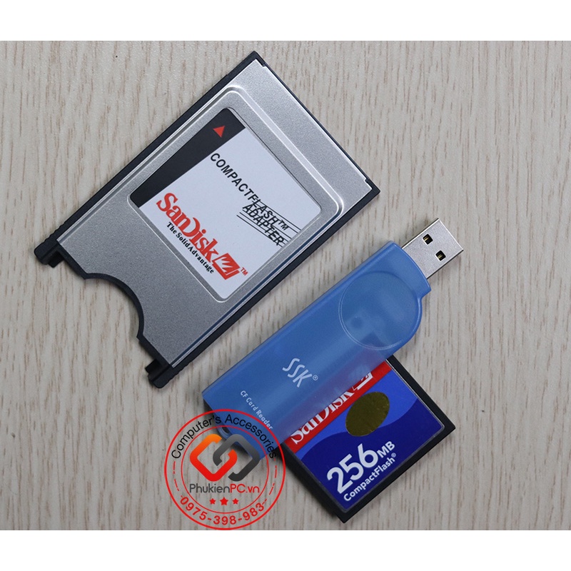 Thẻ nhớ CF Card 256Mb hãng SANDISK cho máy CNC công nghiệp