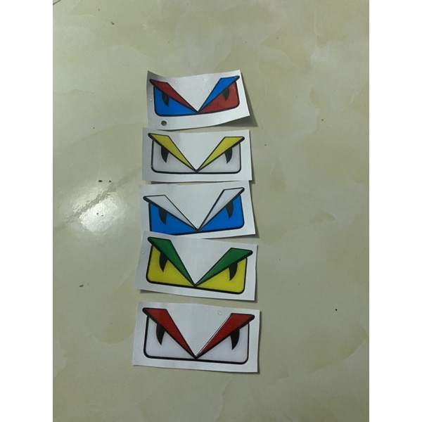 tem trang trí đôi mắt