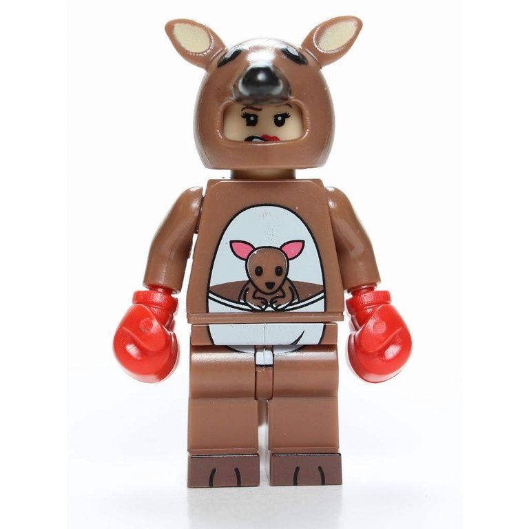 Đồ chơi mô hình nhân vật non lego mini figure - nhân vật hóa trang kangaroo boxing ( Pogo PG1957)