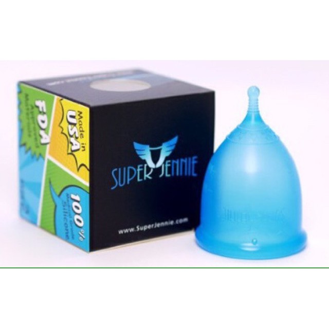 Cốc nguyệt san Super Jennie cao cấp + tặng 10 viên khử trùng Milton