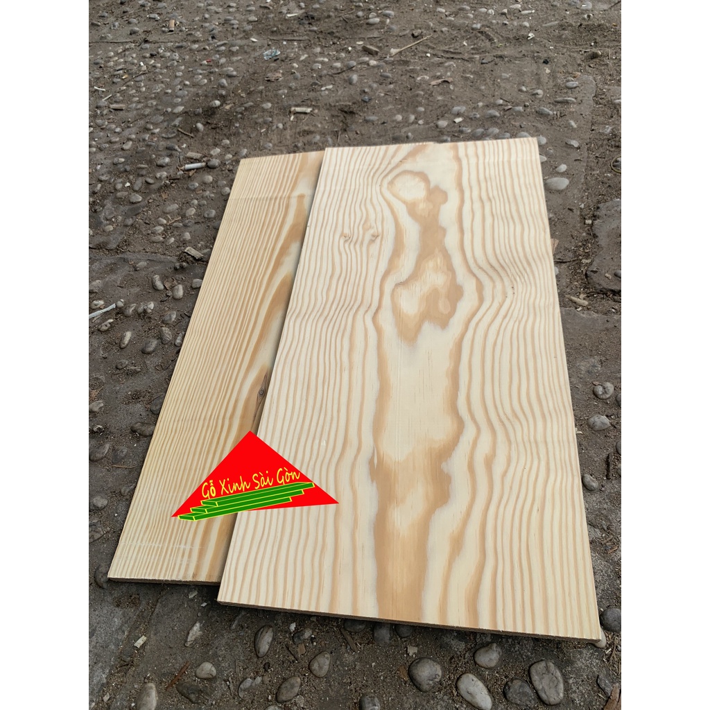 Tấm gỗ thông rộng 24cm, dài 50cm, dày 1cm đã bào láng đẹp 4 mặt phù hợp trang trí, làm kệ, DIY, làm loa, làm bàn cafe