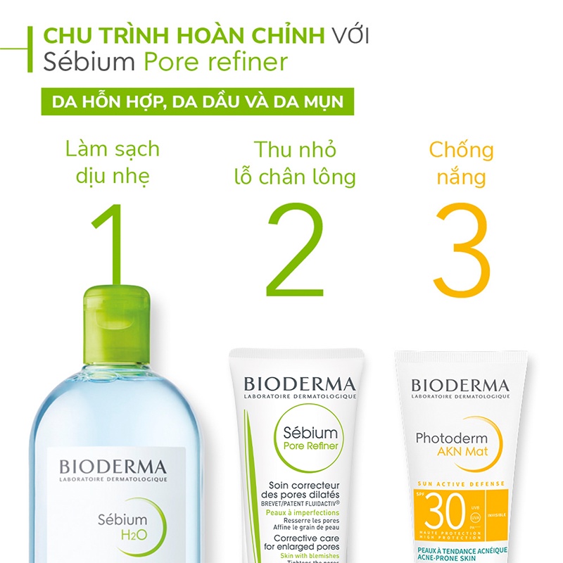 [HB Gift] Kem se nhỏ lỗ chân lông Bioderma Sebium Pore Refiner - 5ml