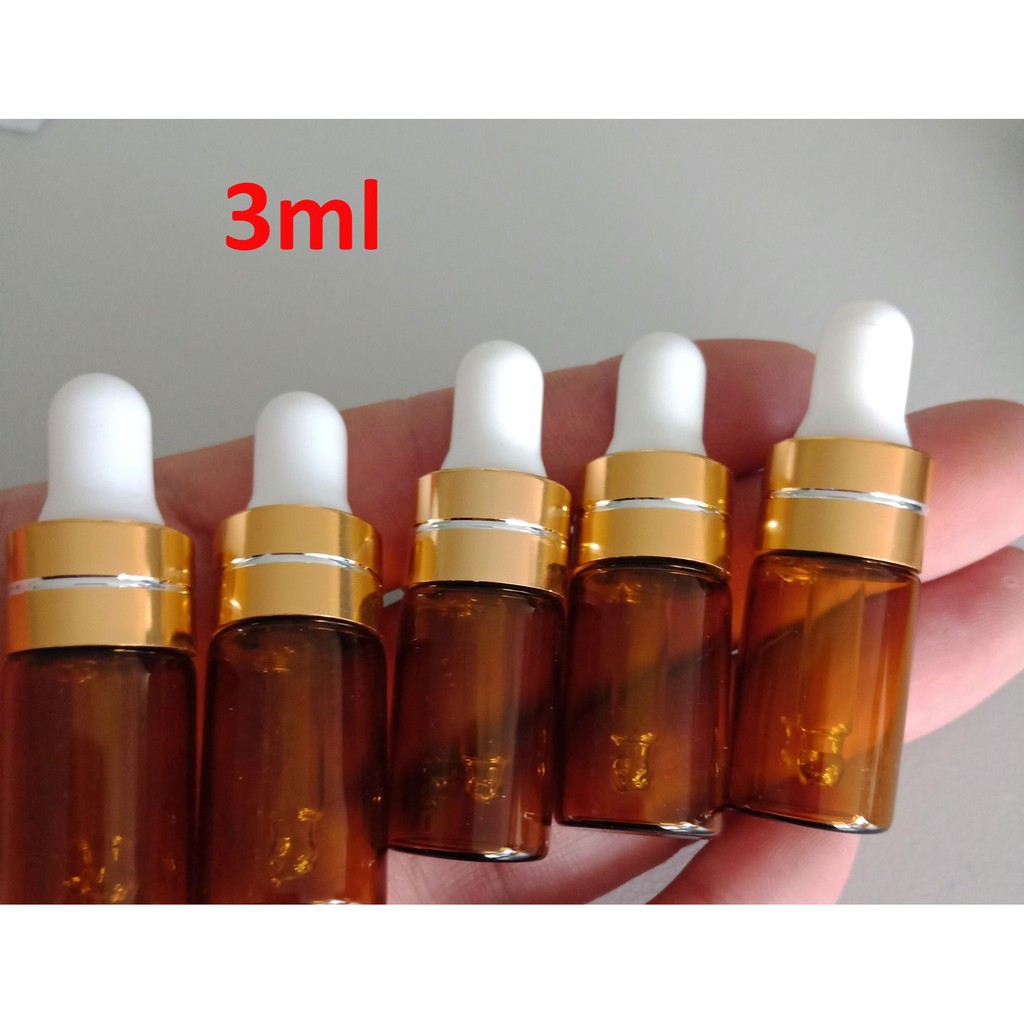 COMBO 10 Lọ chiết Serum 3ml màu nâu