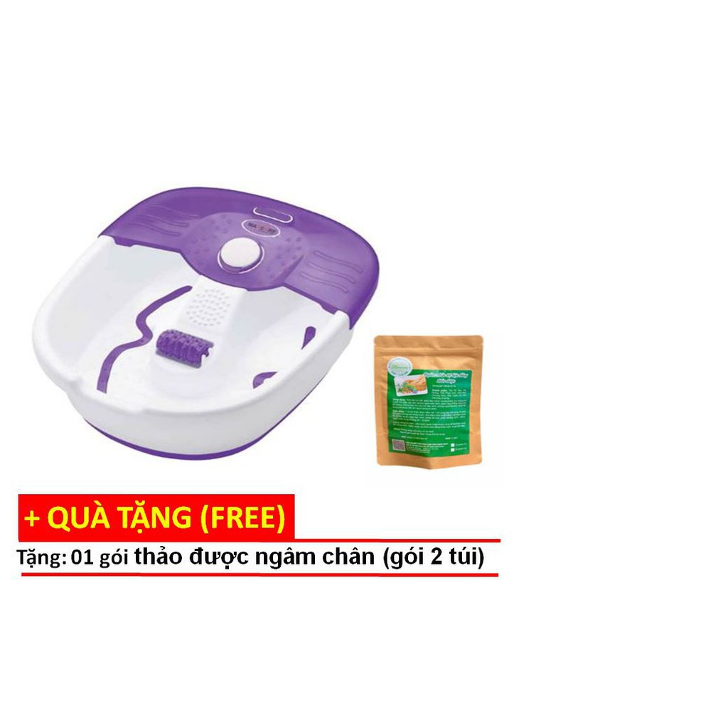 Bồn ngâm mát xa chân Maxcare -641C tặng thảo được ngâm chân (gói 2 túi)