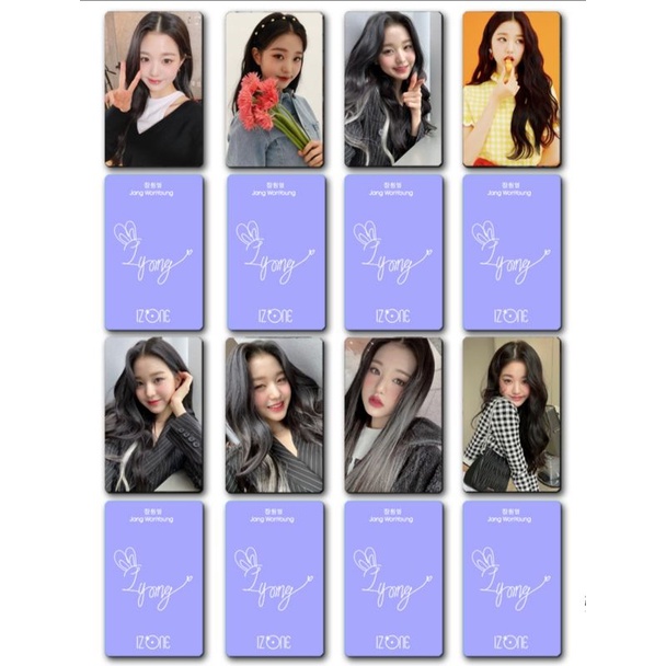 [Mua 2 giảm 30k, mua 3 tặng 1] Set card chữ kí Jang Wonyoung - IZONE (IZ*ONE)