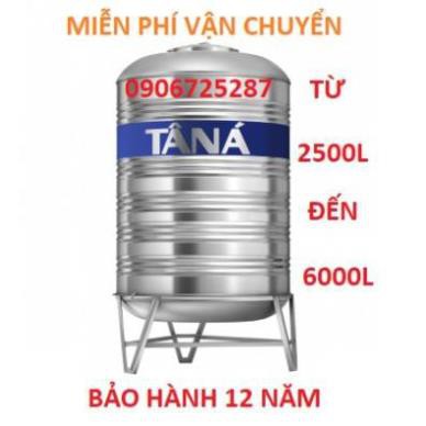 Bồn nước, téc nước đứng inox304 Tân á GOLD bảo hành 15 năm