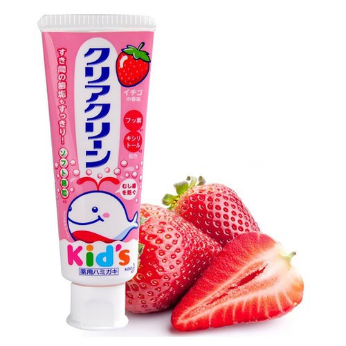 Kem đánh răng Kao Kid's 70g nội địa Nhật vị trái cây cho bé từ 1 tuổi