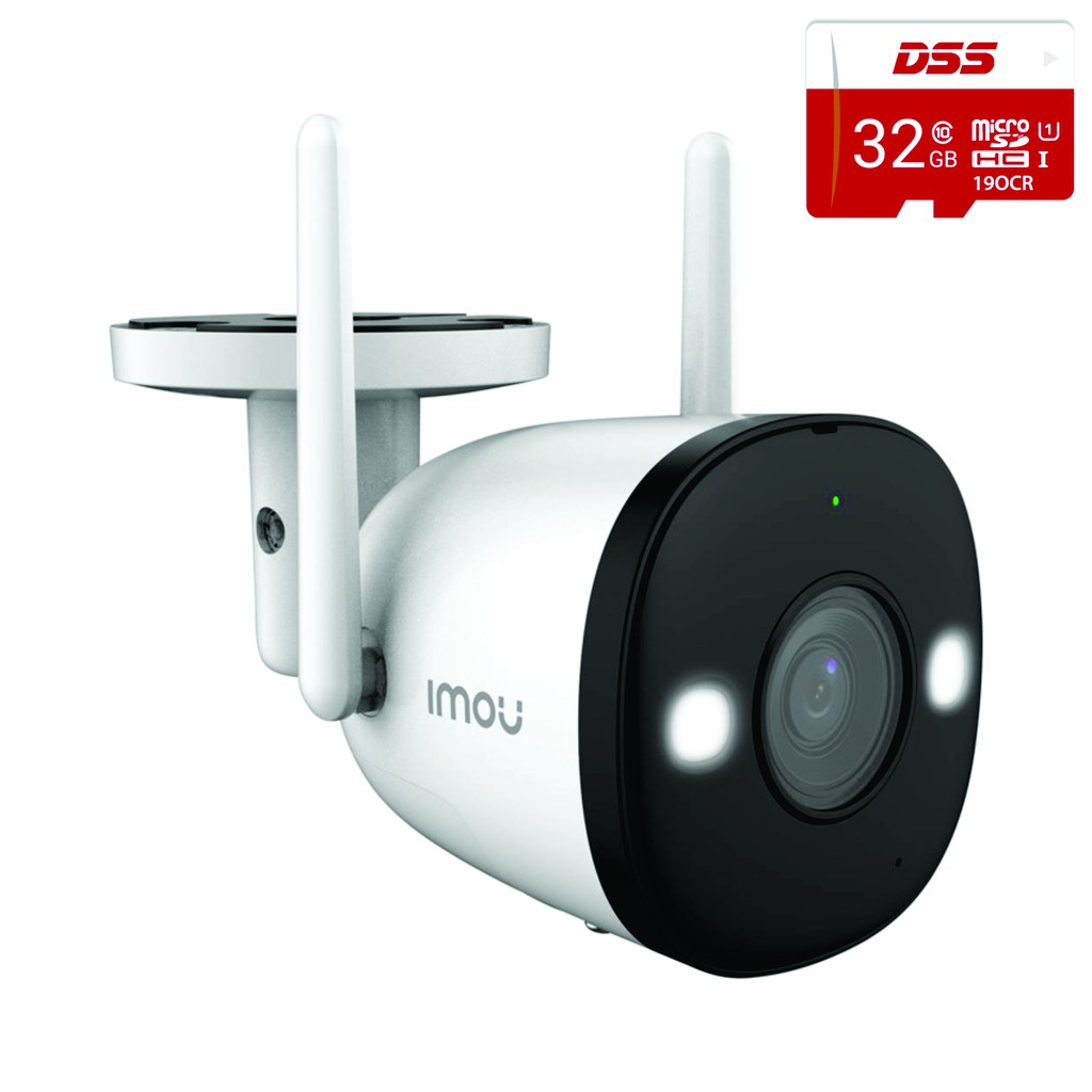 Camera Wifi cho ảnh màu vào ban đêm 4MP IPC-F42FEP-IMOU tích hợp đèn Spotlight, còi báo động + Thẻ nhớ 32G {ctyhuytran}