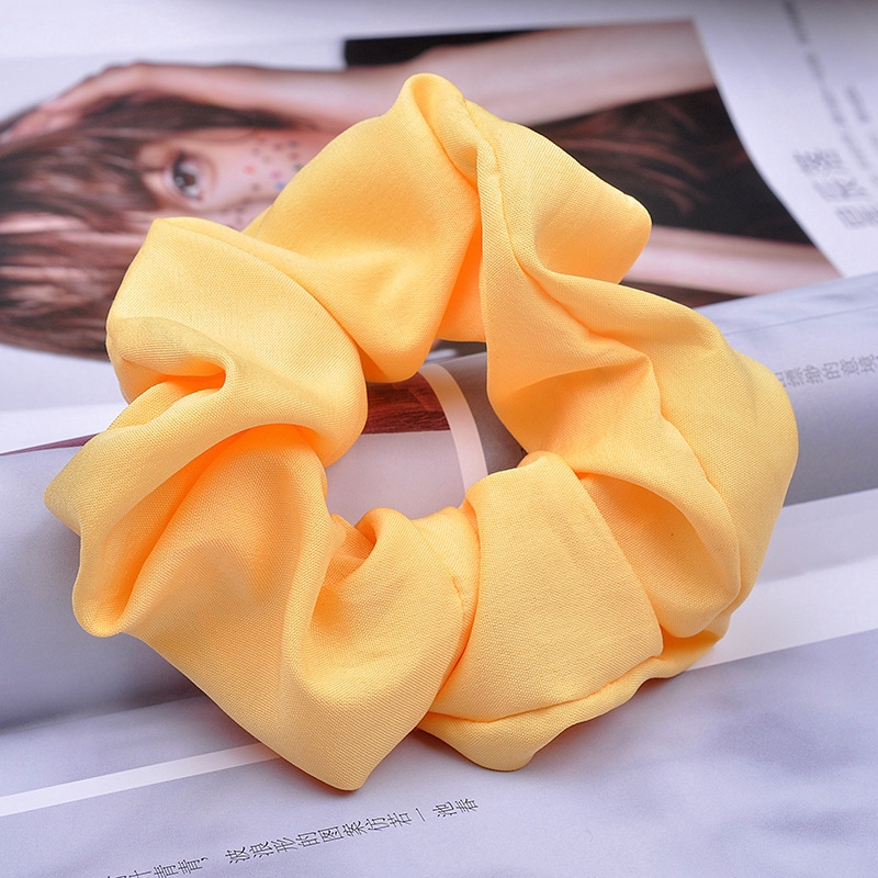 Dây buộc tóc màu trơn xinh xắn thời trang nữ