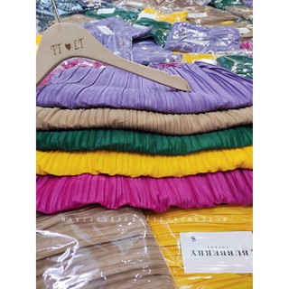 VÁY MAXI 2 DÂY DẬP LY ĐỦ MÀU