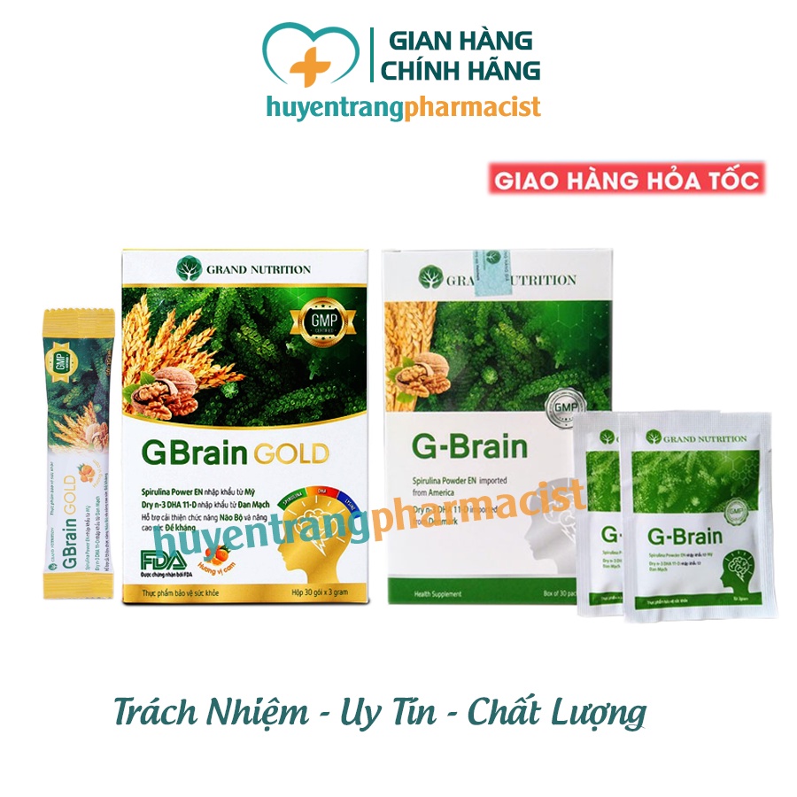 ✔️️️ G-Brain Hỗ trợ phát triển Trí Não, tăng cường hệ Miễn Dịch cho Trẻ