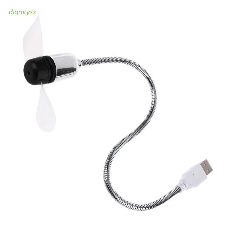 dignityss Flexible USB Fan Air Cooling Cooler For Laptop Desktop PC Computer USB Charger