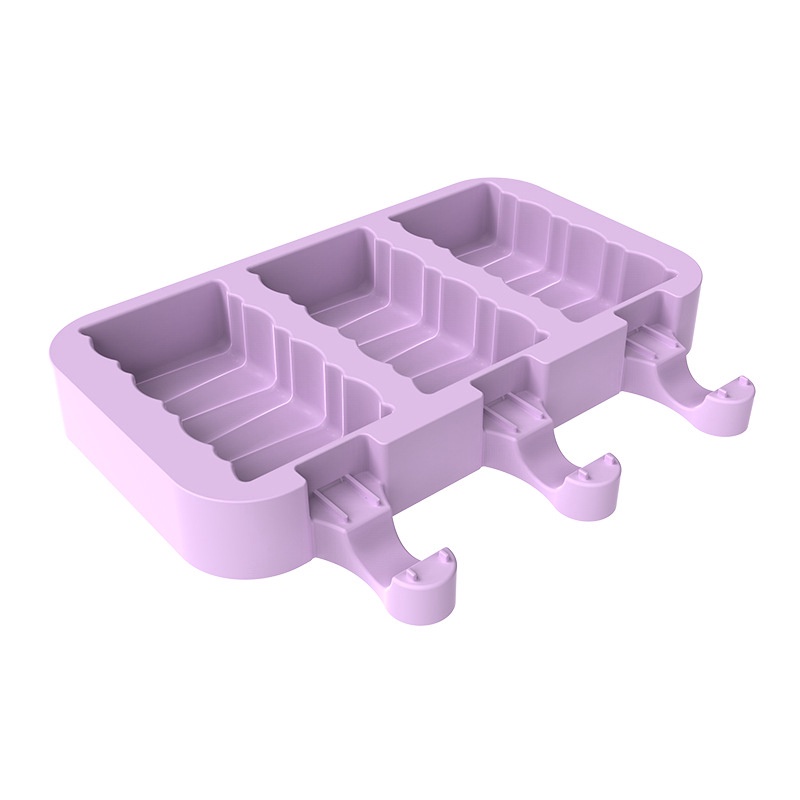 Khuôn làm kem que bằng silicone kèm 50 que DIY tiện dụng