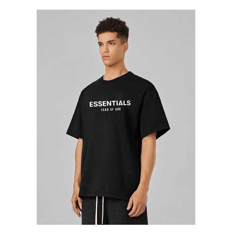 Áo thun thời trang tay lỡ unisex, chất cotton 2 chiều dày dặn, form oversize ES3