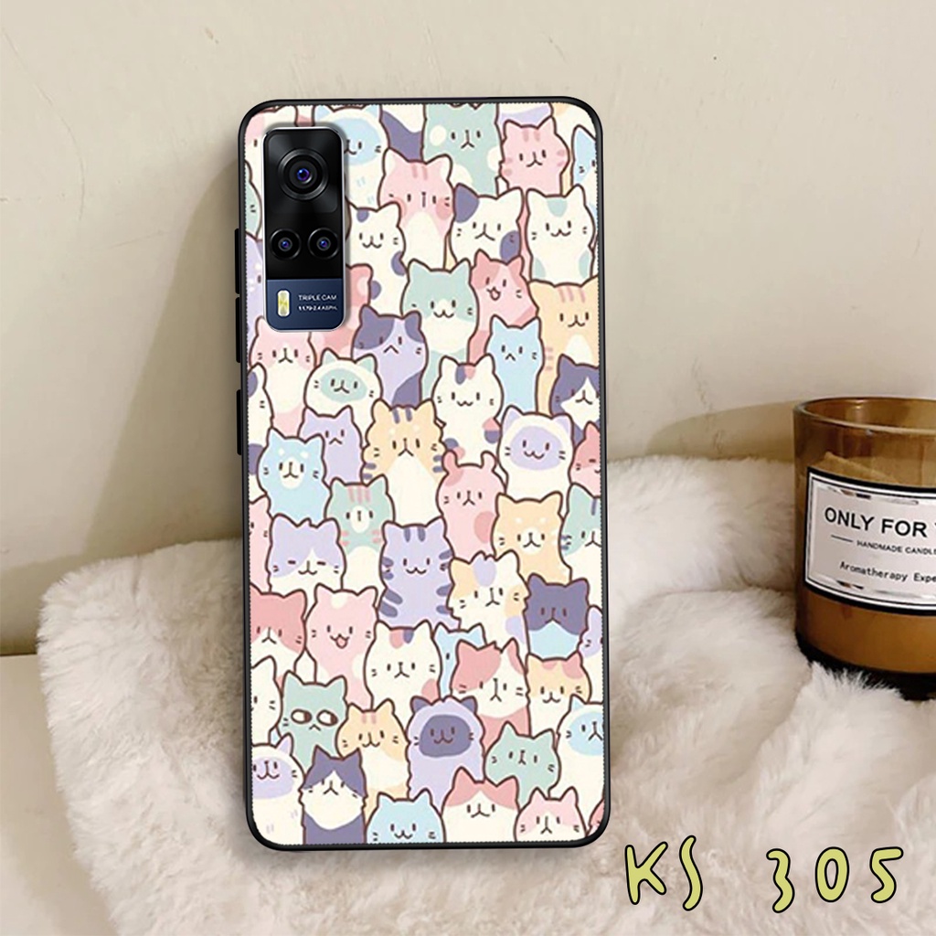 Ốp lưng Vivo Y72 5G - Y51 2020 - Y53s - Ốp lưng vivo in hình mèo con ngộ nghĩnh