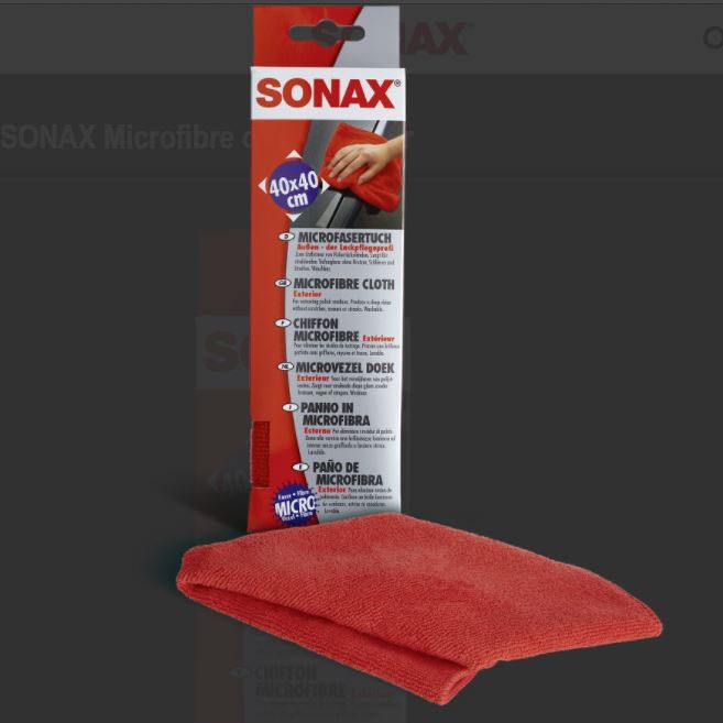 Khăn Siêu Sợi Lau Xe , Đánh Bóng Sơn SONAX Micro Fibre Cloth Exterior 416200