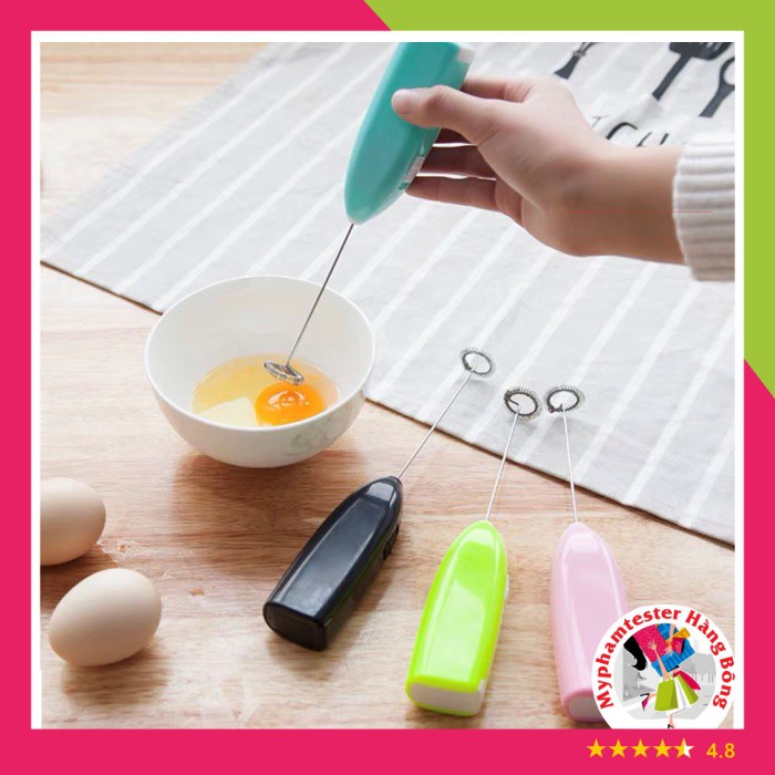(SIÊU RẺ) Máy tạo bọt cafe, đánh trứng cầm tay mini