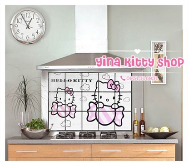 Decal Kitty Dán Bếp 👩🏻‍🍳