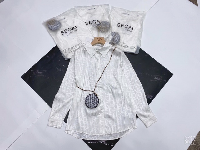 [ HÀNG SẴN - SALE ] Áo sơ mi GẤM  tay dài hotgirl sang chảnh | BigBuy360 - bigbuy360.vn