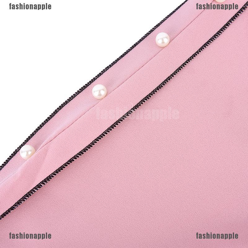 Áo kiểu tay dài chất Chiffon màu trơn thiết kế hợp thời trang cho phái nữ