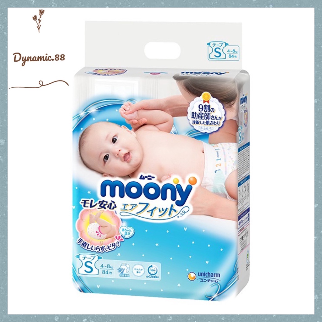 Tã/Bỉm quần/dán MOONY BLUE Nhật Bản đủ size S84, M64, L54, M58, L44, XL38, XXL26 - Dynamic.88 Shop