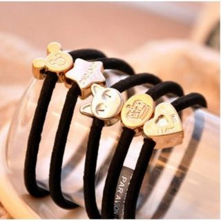 Combo 5 chun buộc tóc dây đen