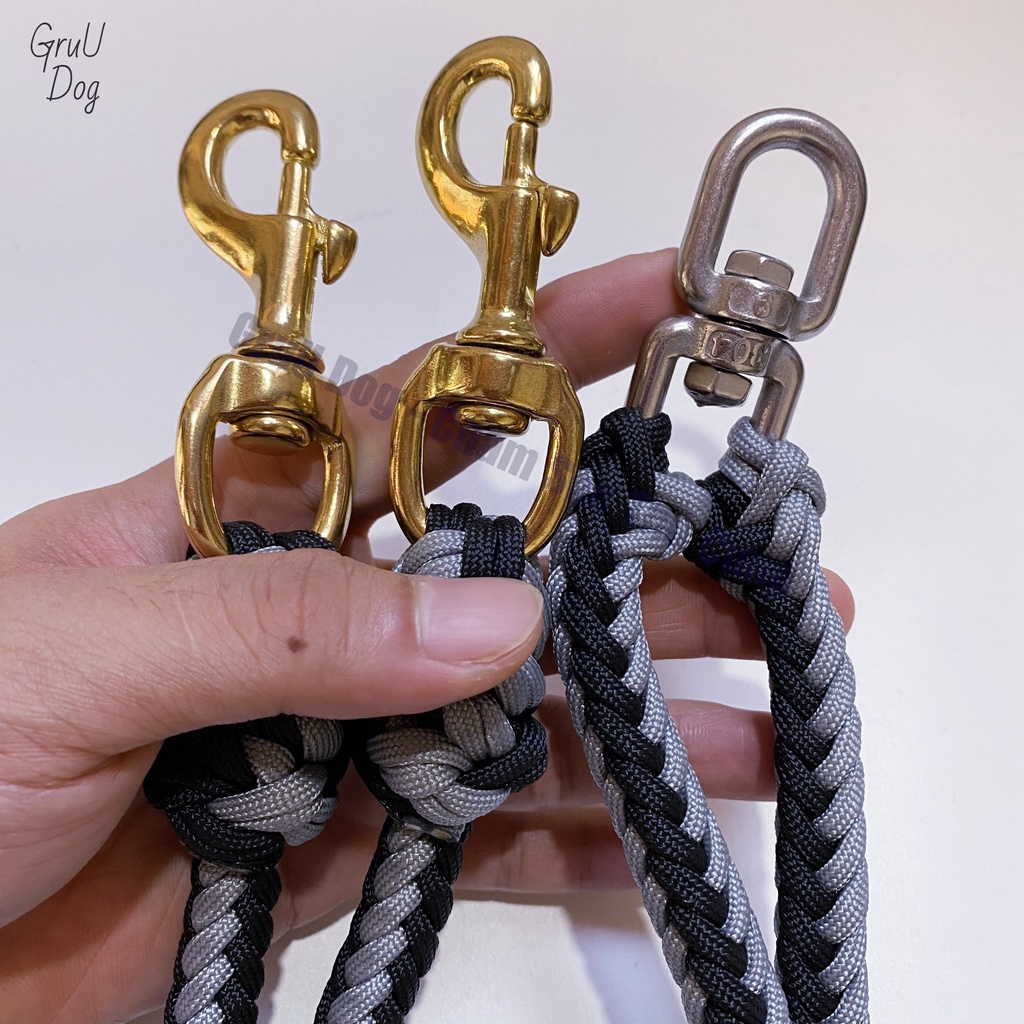 Dây dắt chó đôi GruU Dog - Bộ chia dây dắt siêu bền