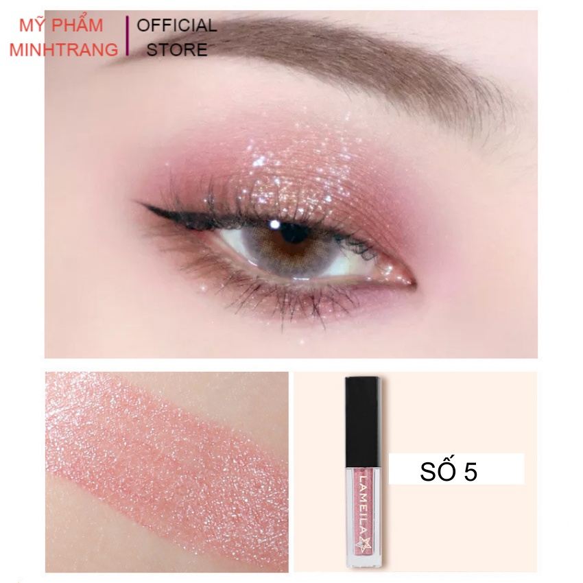 Nhũ mắt Lameila Liquid Eye Shadow 1033,nhũ mắt kim tuyến lấp lánh đẹp,bền màu,lâu trôi,tạo độ sáng lấp lánh cho đôi mắt