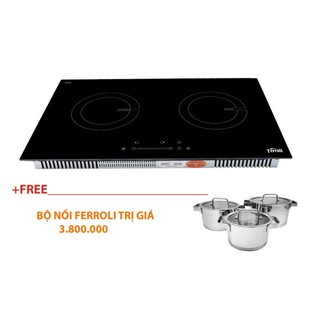 Bếp từ đôi ferroli id4000bs - tặng nồi rapido 3 chiếc- miễn phí lắp đặt hà nội- hcm