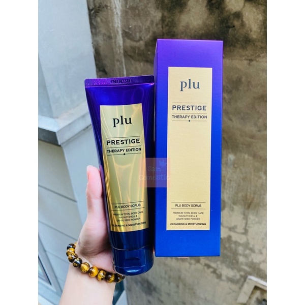 Tẩy da chết toàn thân Plu Body Scrub Prestige Therapy Edition - Purple