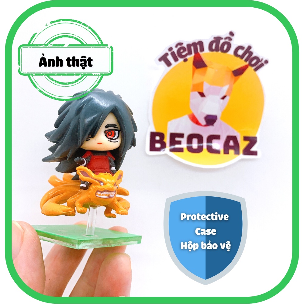 [Full Box Tặng Hộp Bảo Vệ] Combo Mô Hình chibi Naruto Sasuke Kakashi Madara Orochimaru Hashirama