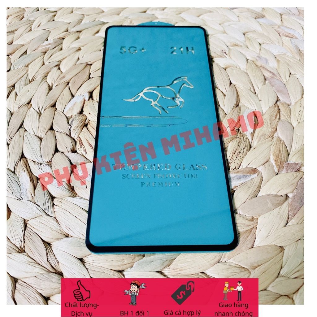 Kính Cường Lực Oppo A93 🎁Quà Tặng 🎁 Full 5G+ Độ cứng 21H Chống bám nước, Hạn chế bám vân tay [MIHAMO]