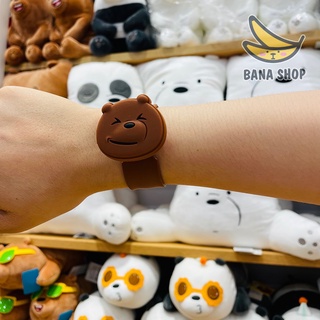 Đồng hồ đeo tay anh em gấu We bare bears Chúng tôi đơn giản là gấu