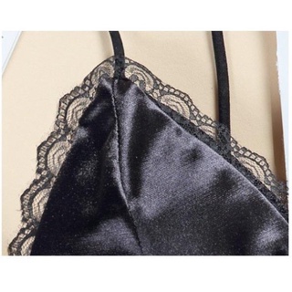 Áo bra phi lụa đệm mỏng viền ren sexy/ Áo bara lụa Hàng Mới Về