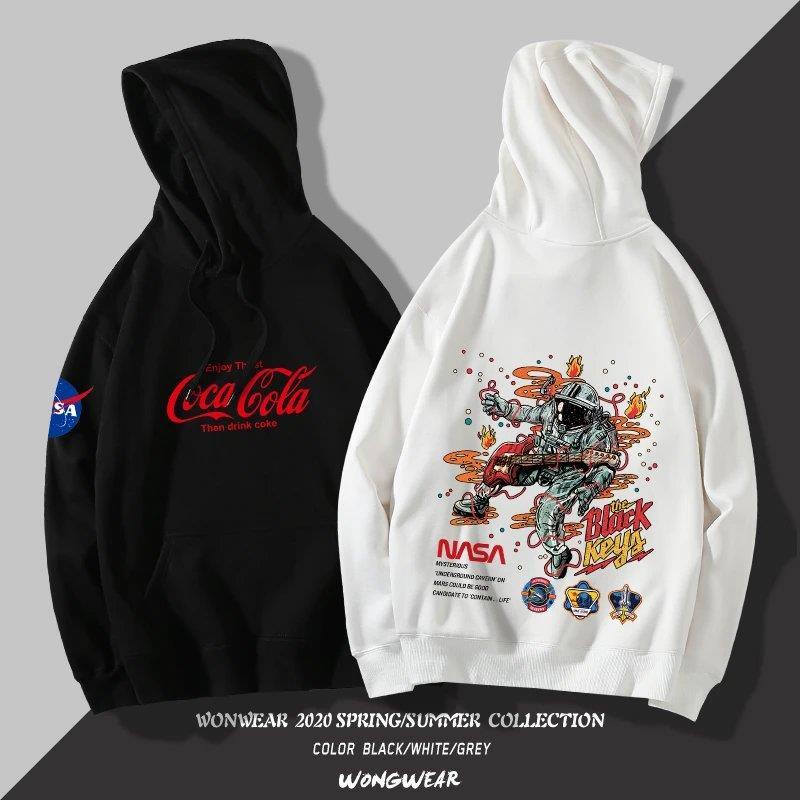 ! Nasa! Áo hoodie dáng rộng thời trang cá tính dành cho nam