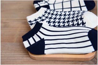 Combo 100 Tất sọc cổ ngắn
