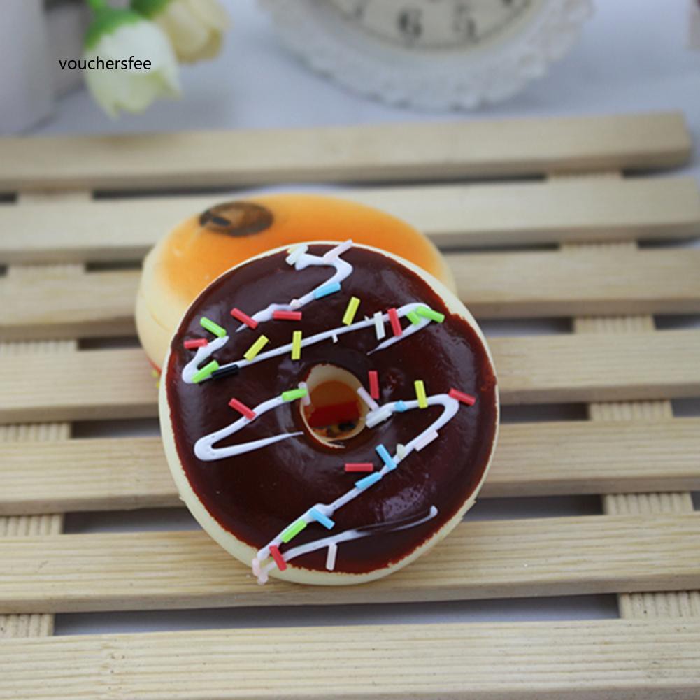Đồ chơi bóp mềm hình bánh donut giảm căng thẳng cho trẻ và người lớn