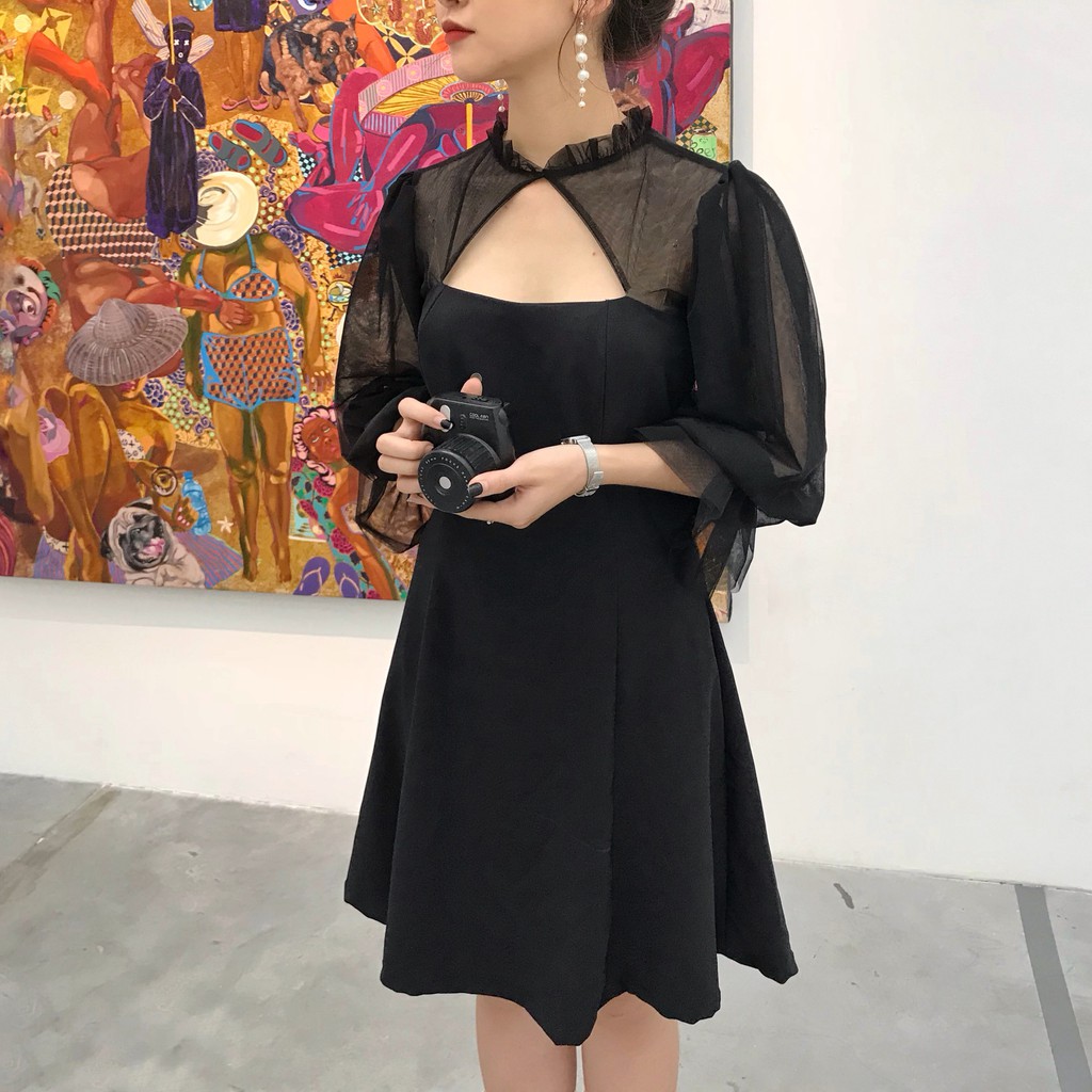 VÁY ĐI DỰ TIỆC PROM - DARK KNIGHT DRESS - VÁY HỞ CỔ | BigBuy360 - bigbuy360.vn