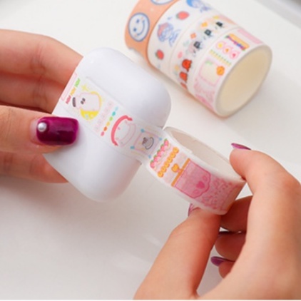 Washi tape cute anime trang trí tiện lợi đa năng