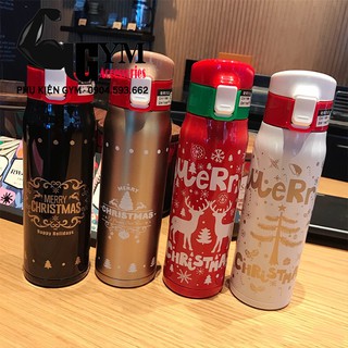 Bình giữ nhiệt cao cấp Giáng Sinh Merry Christmas Noel 500ml