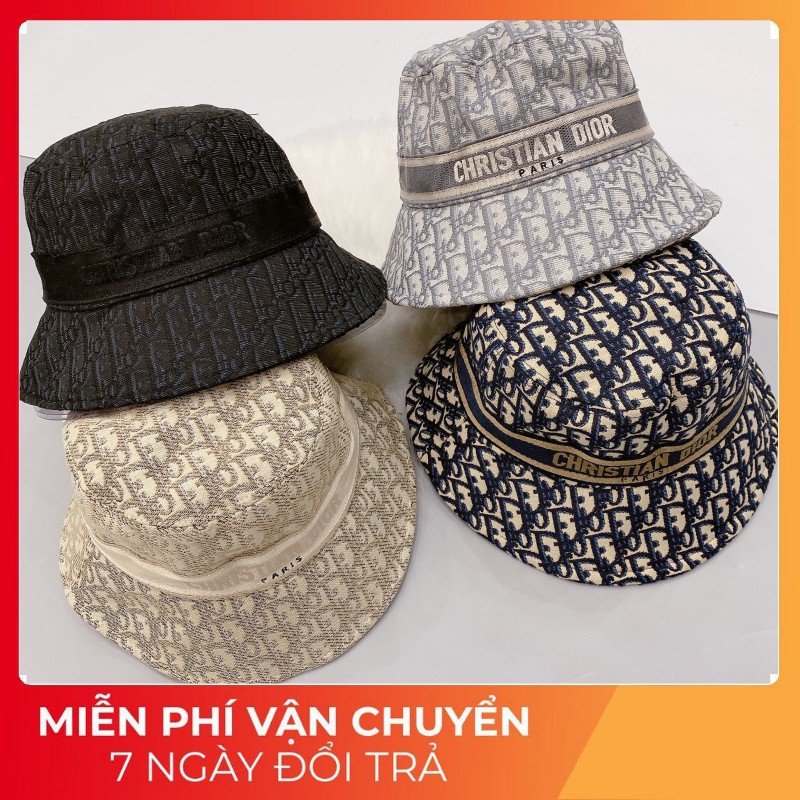 Mũ Bucket thời trang cao cấp 2021, họa tiết bắt mắt, chất vải dày dặn, màu sắc thời thượng💕4 màu trẻ trung