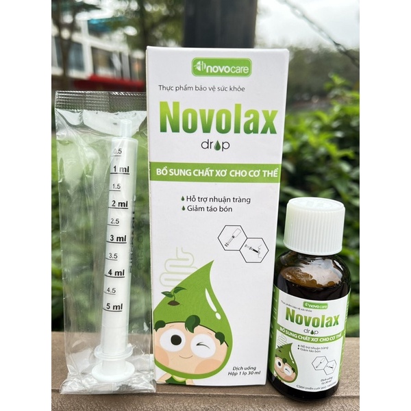 ✅ NOVOLAX Drop dùng cho trẻ từ 6 tháng tuổi giúp bổ sung chất xơ, giảm táo bón, tốt cho tiêu hoá
