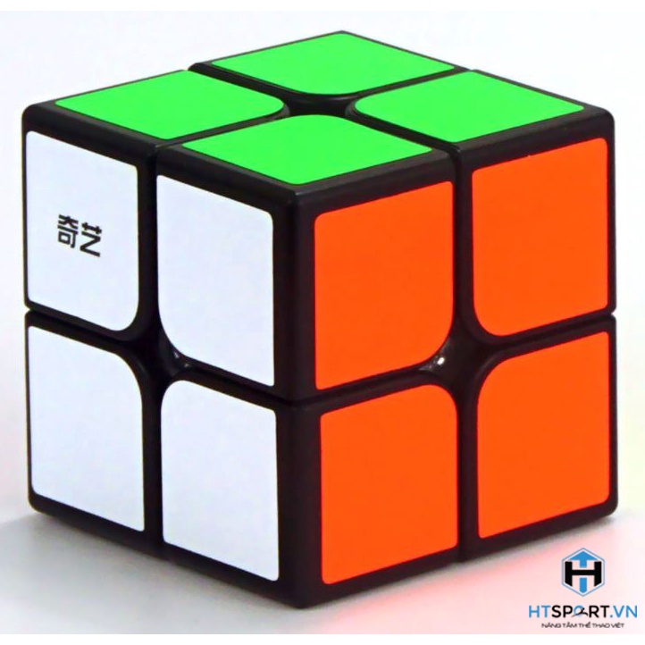 RuBik 2x2, Khối Rubic 2 Tầng Khối Lập Phương Viền Đen, Phát Triễn Trí Tuệ QiYuan CuBe Cao Cấp ( Black )