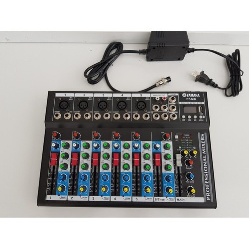 Bàn Trộn Mixer F7 YAMAHA. Chuyên Hát Livestream, Karaoke, Tặng Kèm Jack 6Ly Ra 3.5, Độ Bền Cao. Bảo Hành 12 Tháng