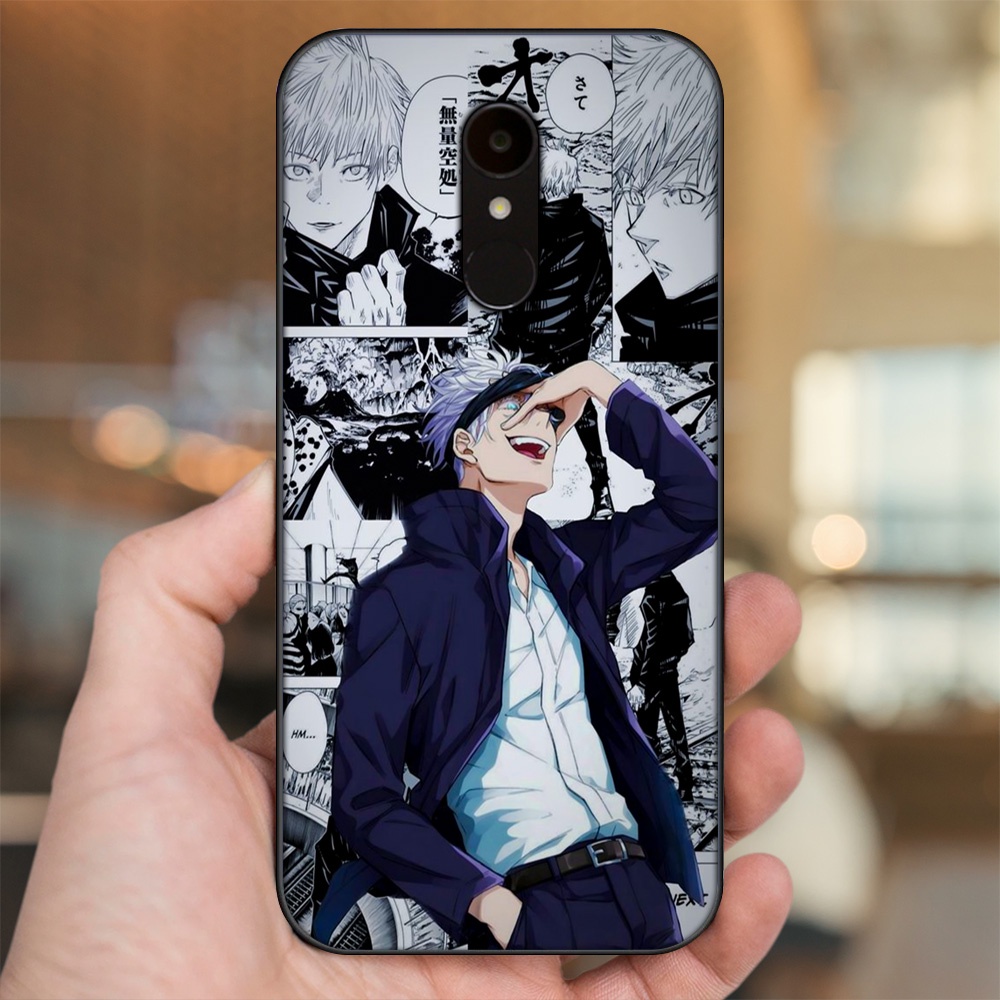 Ốp lưng Xiaomi Redmi 5 viền đen in hình Satoru Jujutsu Kaisen